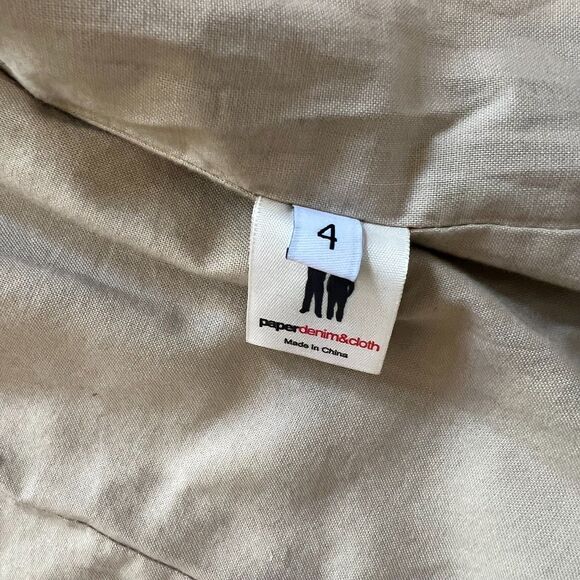 Paper Denim & Cloth Wool Herringbone Blazer 2005 Mens 4 Gray Tweed Sport Coat - Picture 7 of 10